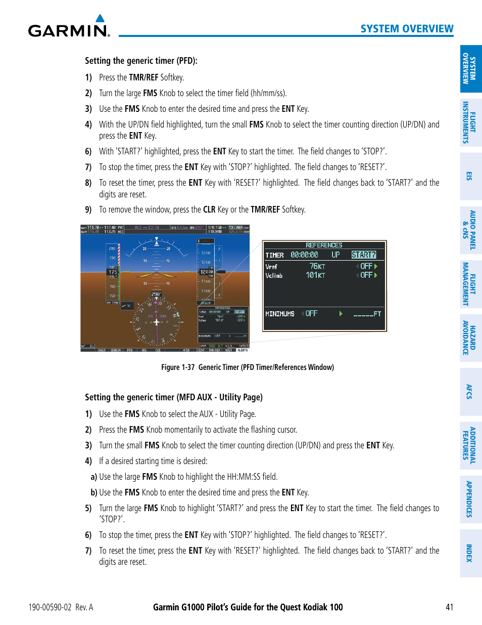 System overview | Garmin G1000 Quest Kodiak User Manual | Page 53 / 500