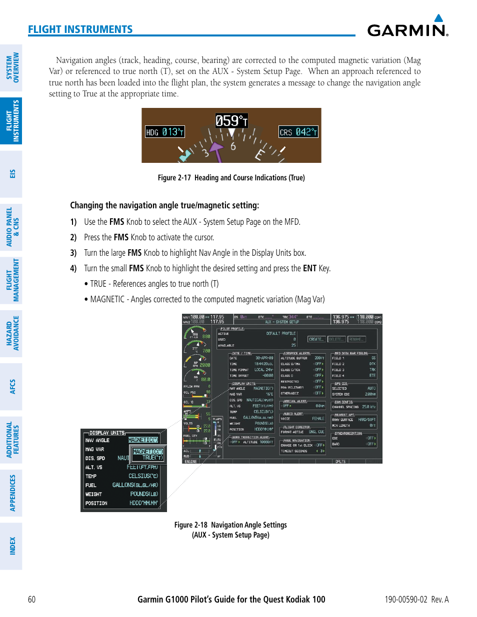 Flight instruments | Garmin G1000 Quest Kodiak User Manual | Page 72 / 500