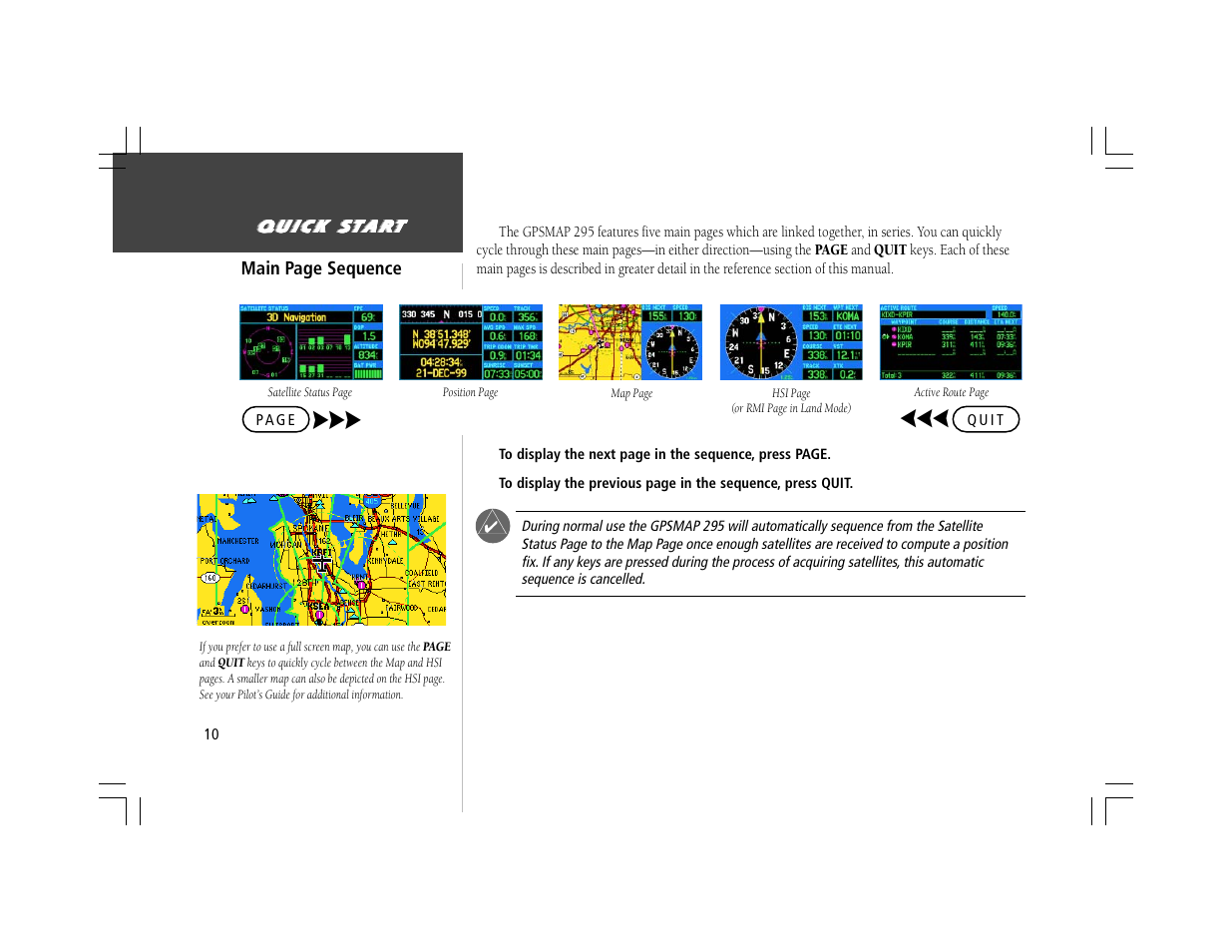 Garmin GPSMAP 295 User Manual | Page 10 / 16