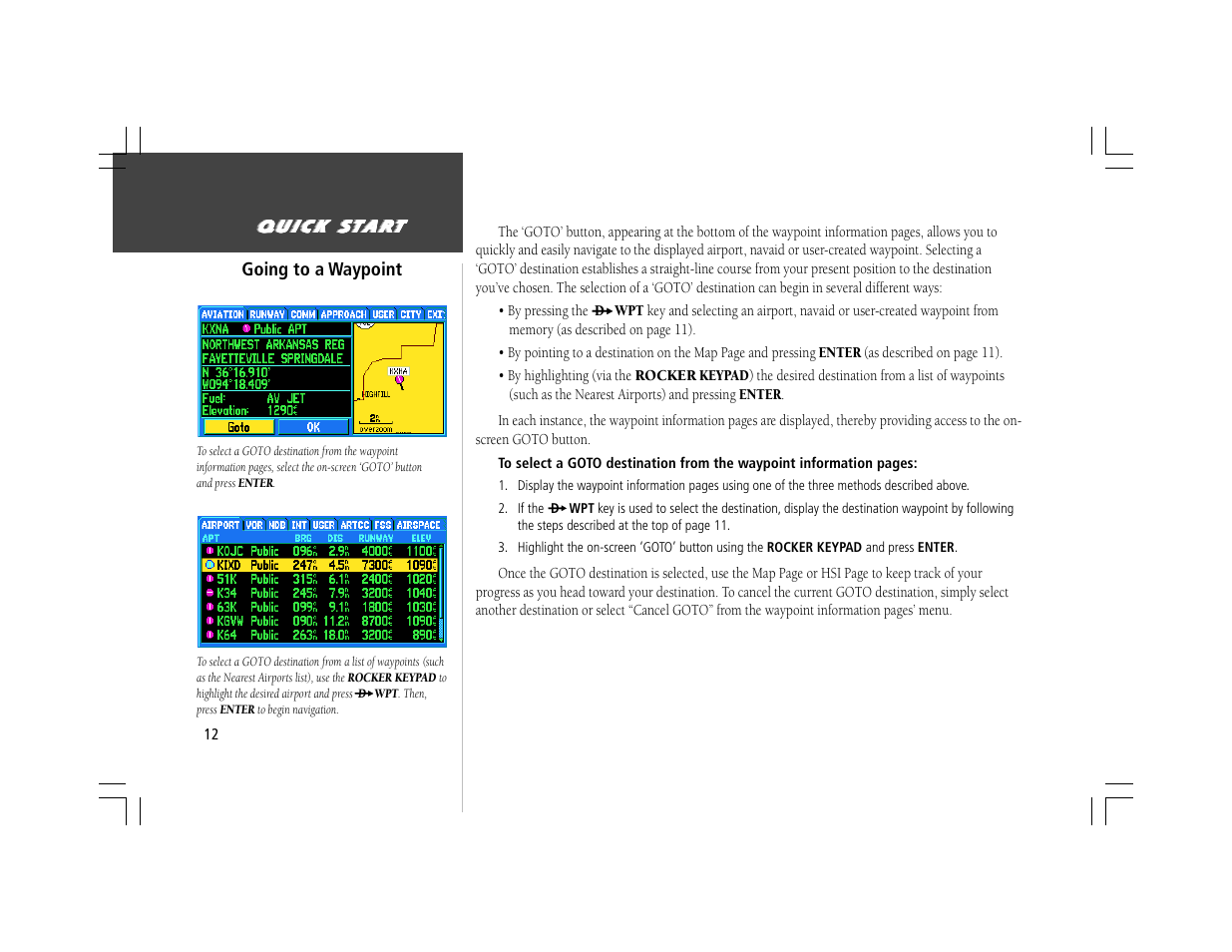 Garmin GPSMAP 295 User Manual | Page 12 / 16