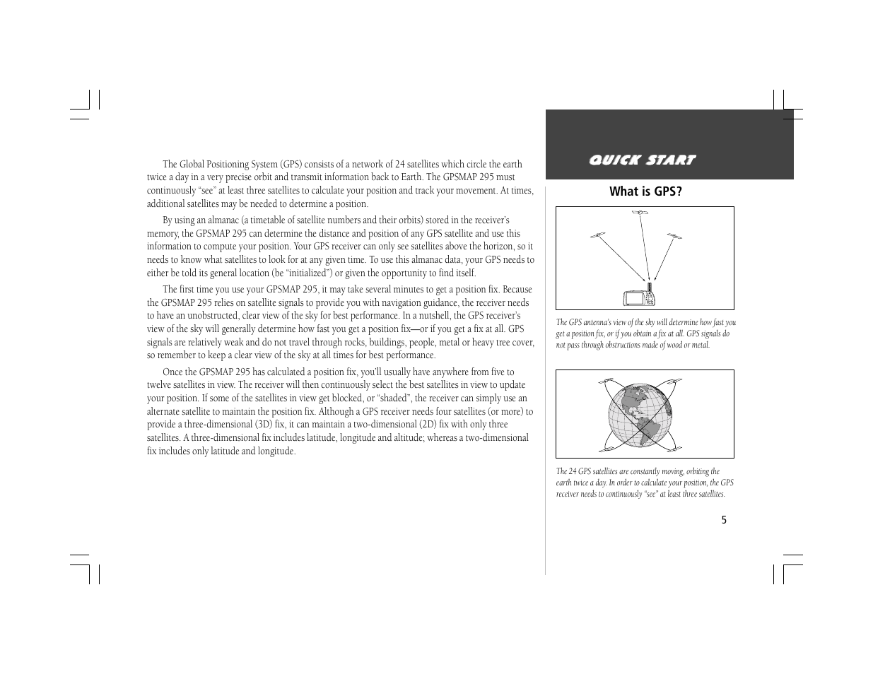 Garmin GPSMAP 295 User Manual | Page 5 / 16