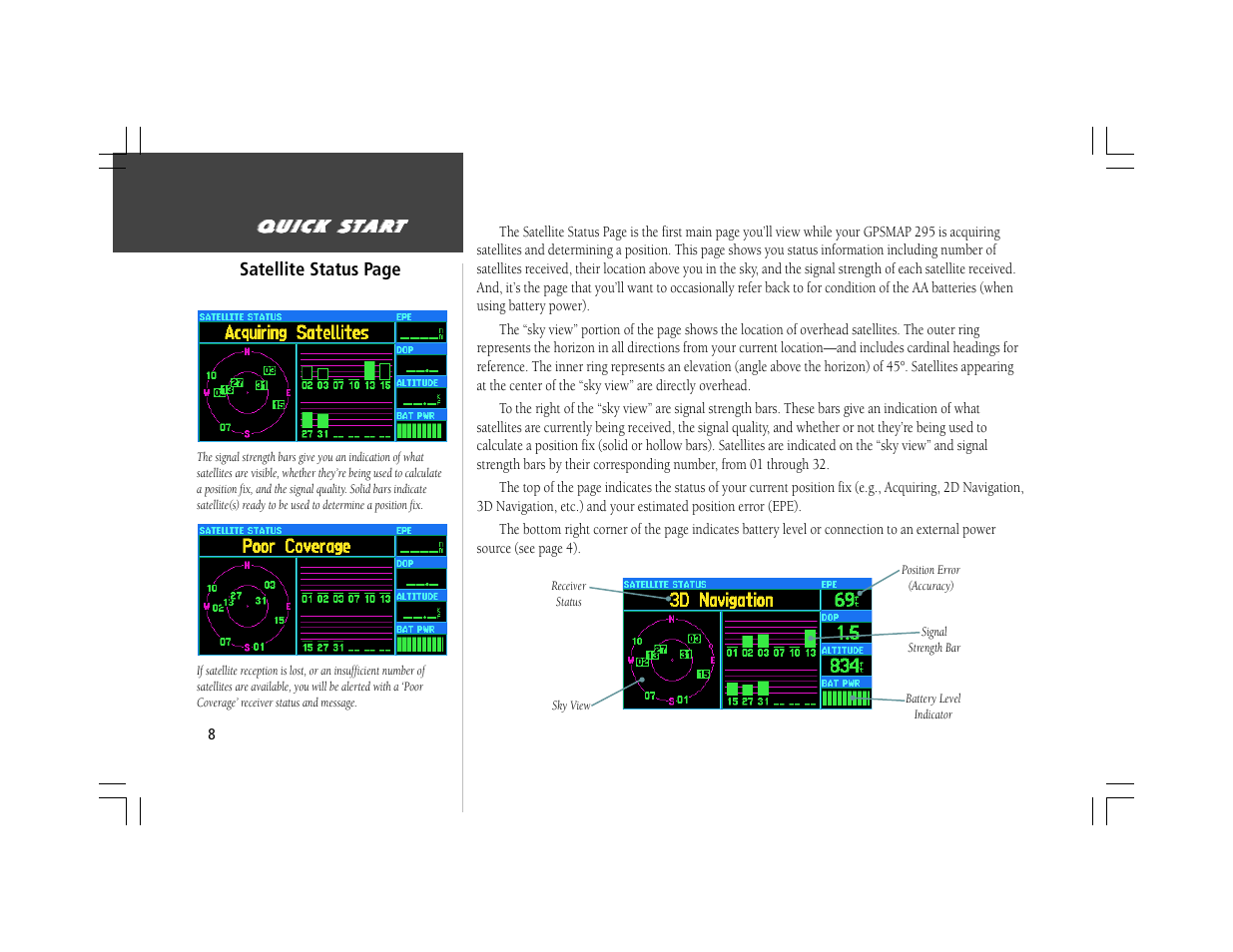 Garmin GPSMAP 295 User Manual | Page 8 / 16