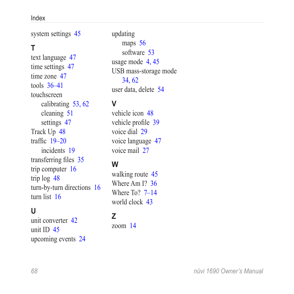 Garmin nuLink! 1690 User Manual | Page 74 / 76