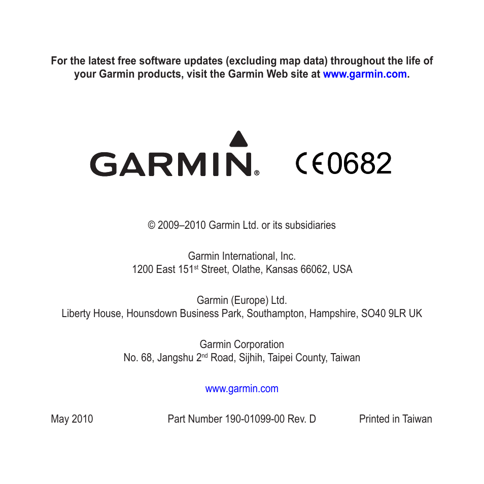 Garmin nuLink! 1690 User Manual | Page 76 / 76