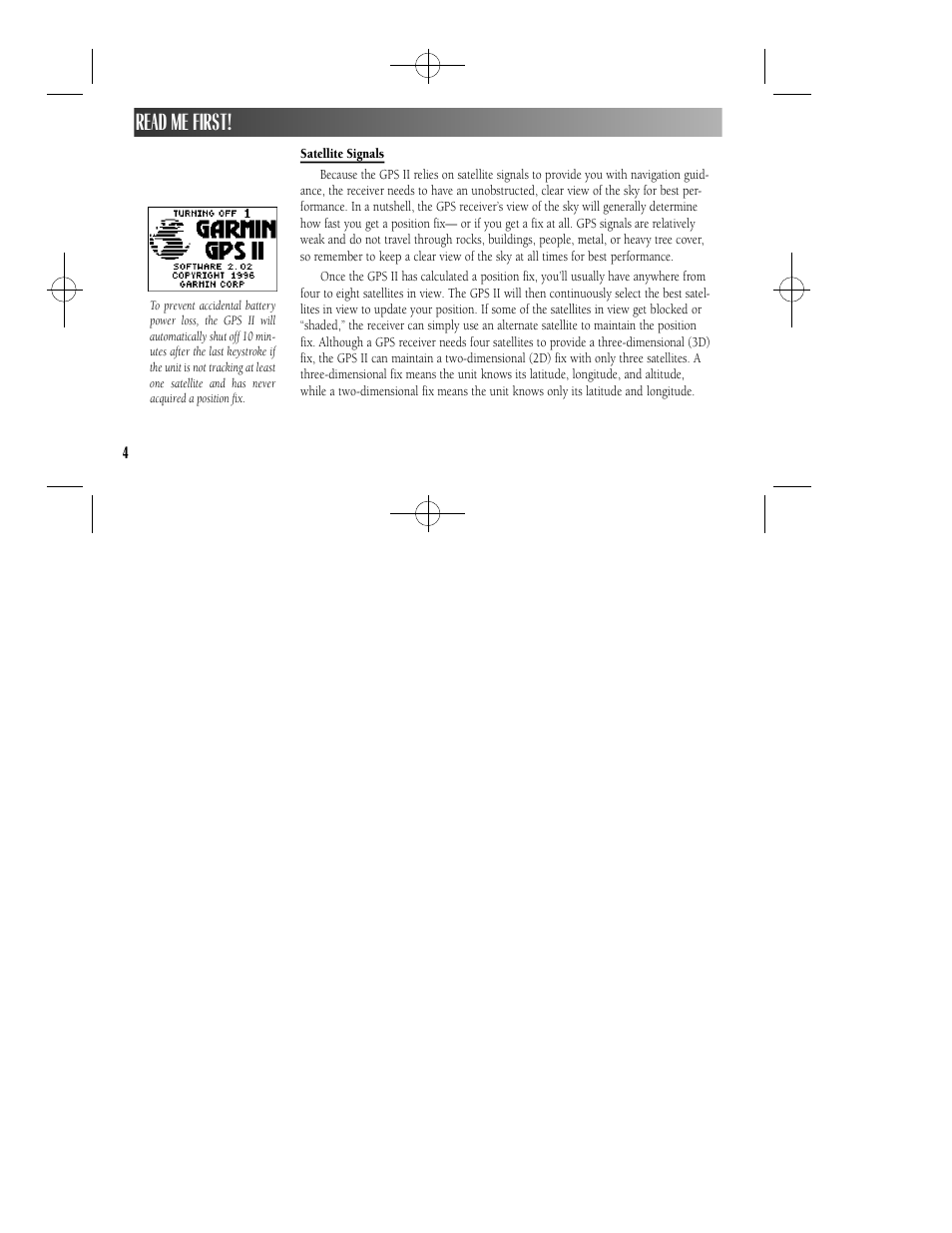 Read me first | Garmin GPS II User Manual | Page 10 / 108