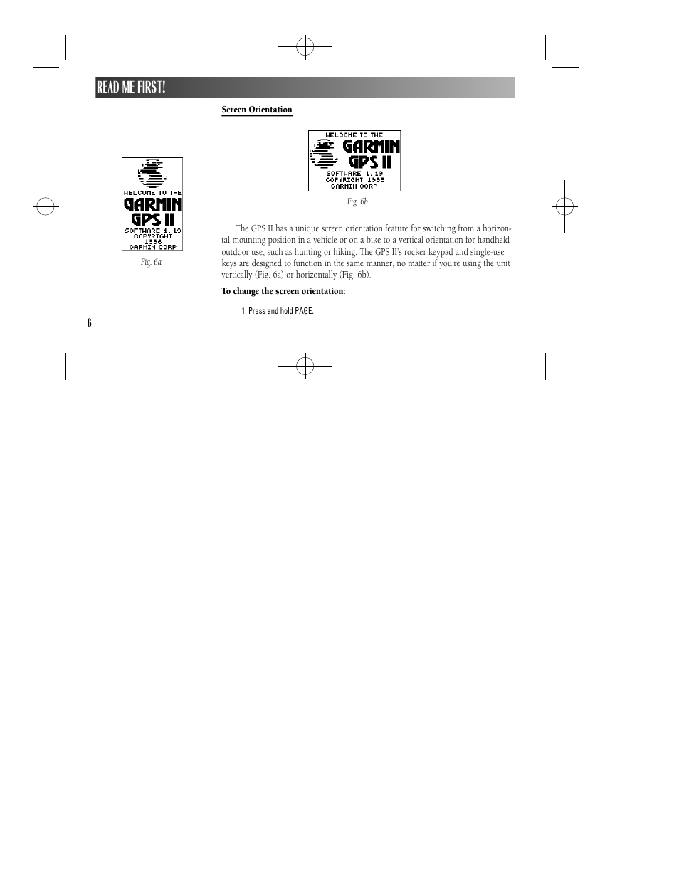 Read me first | Garmin GPS II User Manual | Page 12 / 108