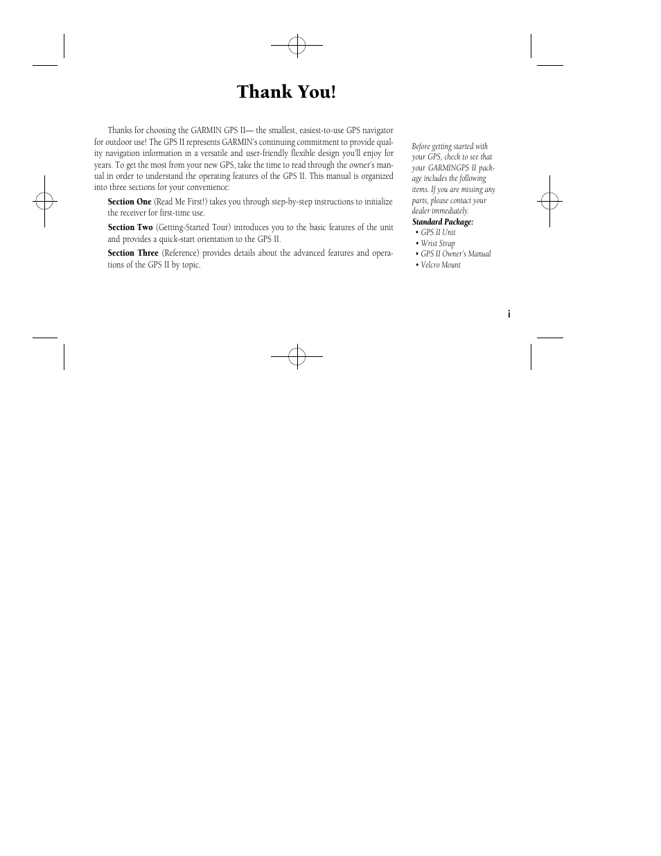 Garmin GPS II User Manual | Page 3 / 108