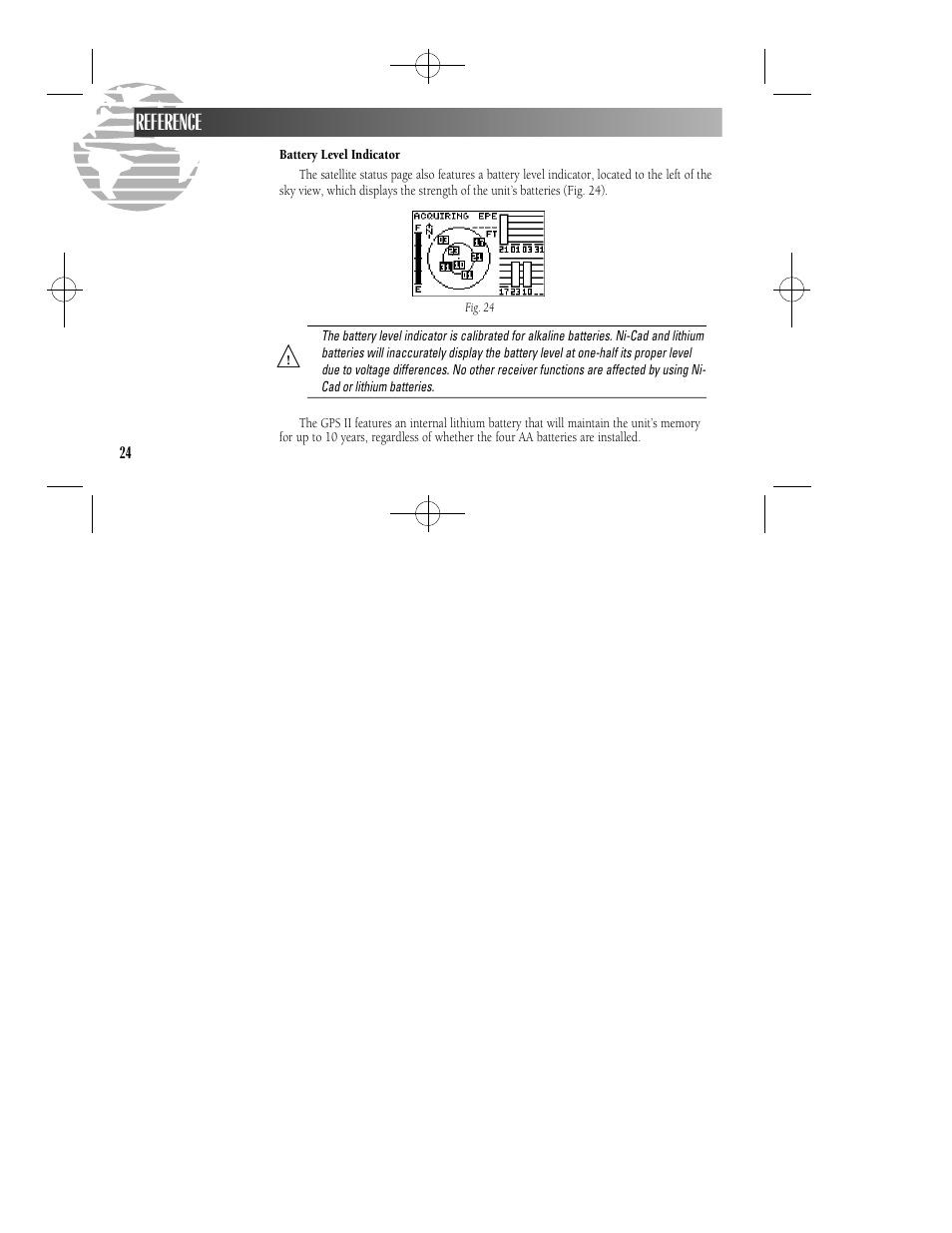 Reference | Garmin GPS II User Manual | Page 30 / 108