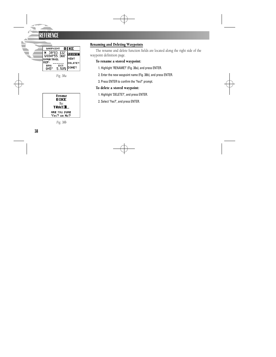 Reference | Garmin GPS II User Manual | Page 44 / 108