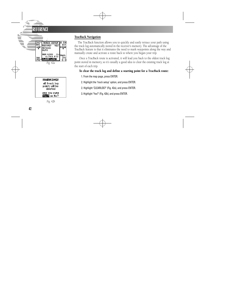 Reference | Garmin GPS II User Manual | Page 48 / 108