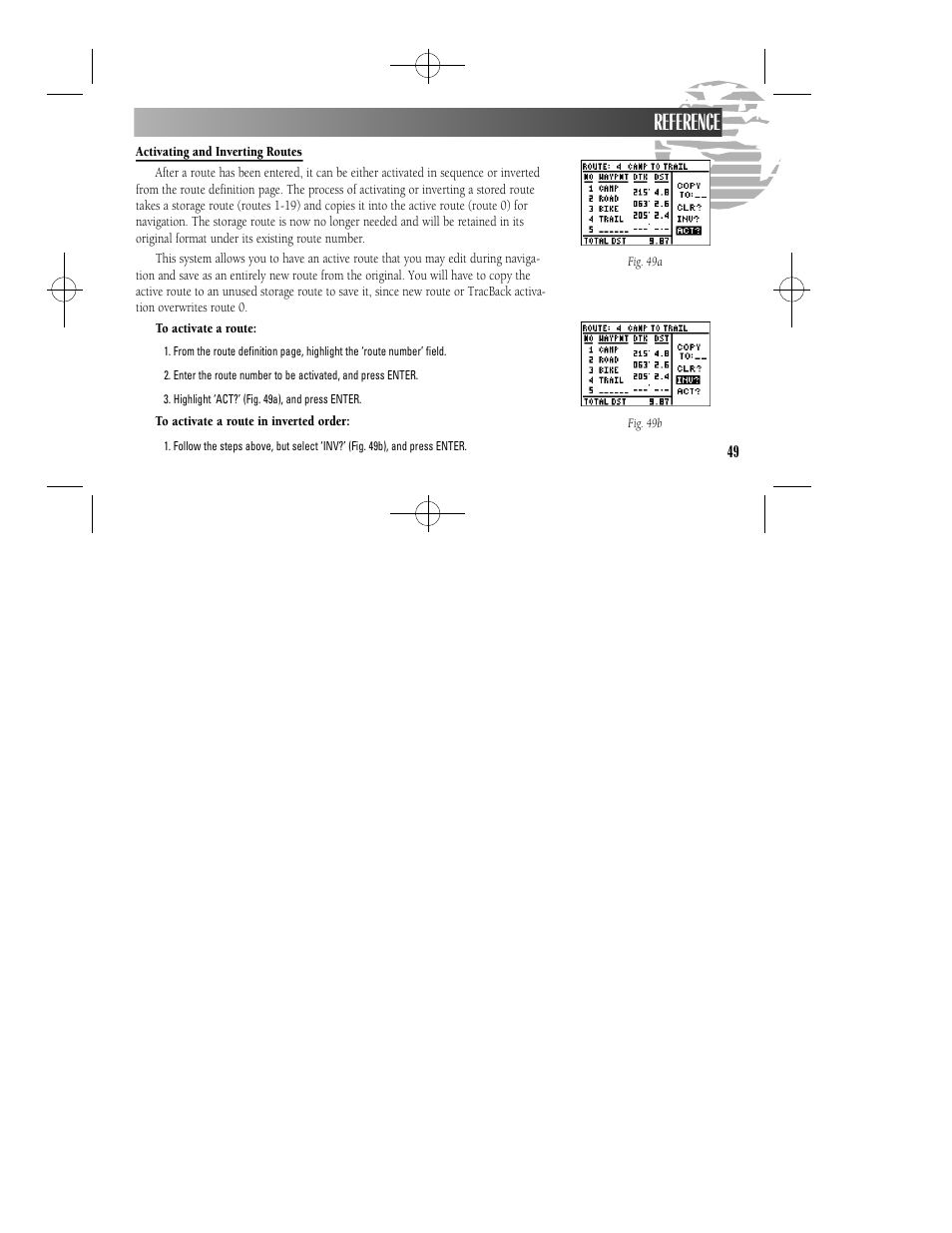 Reference | Garmin GPS II User Manual | Page 55 / 108