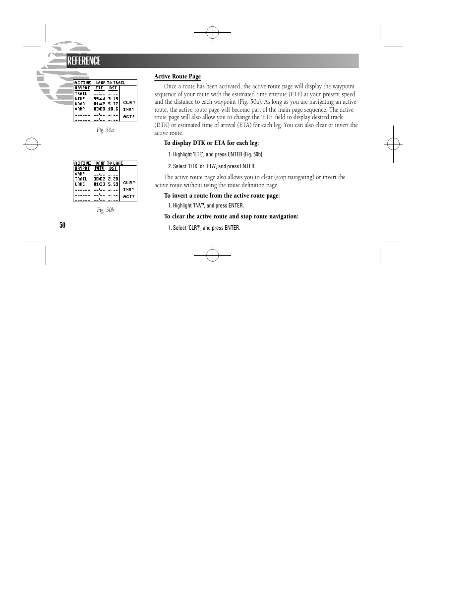 Reference | Garmin GPS II User Manual | Page 56 / 108