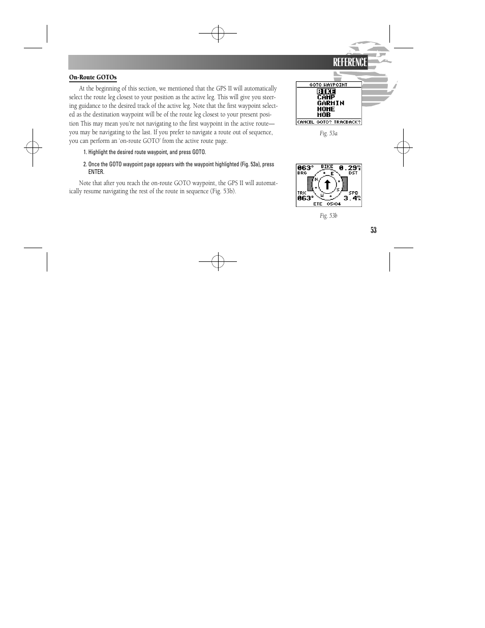 Reference | Garmin GPS II User Manual | Page 59 / 108