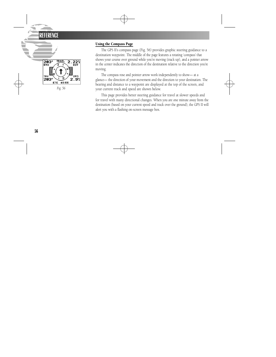 Reference | Garmin GPS II User Manual | Page 62 / 108