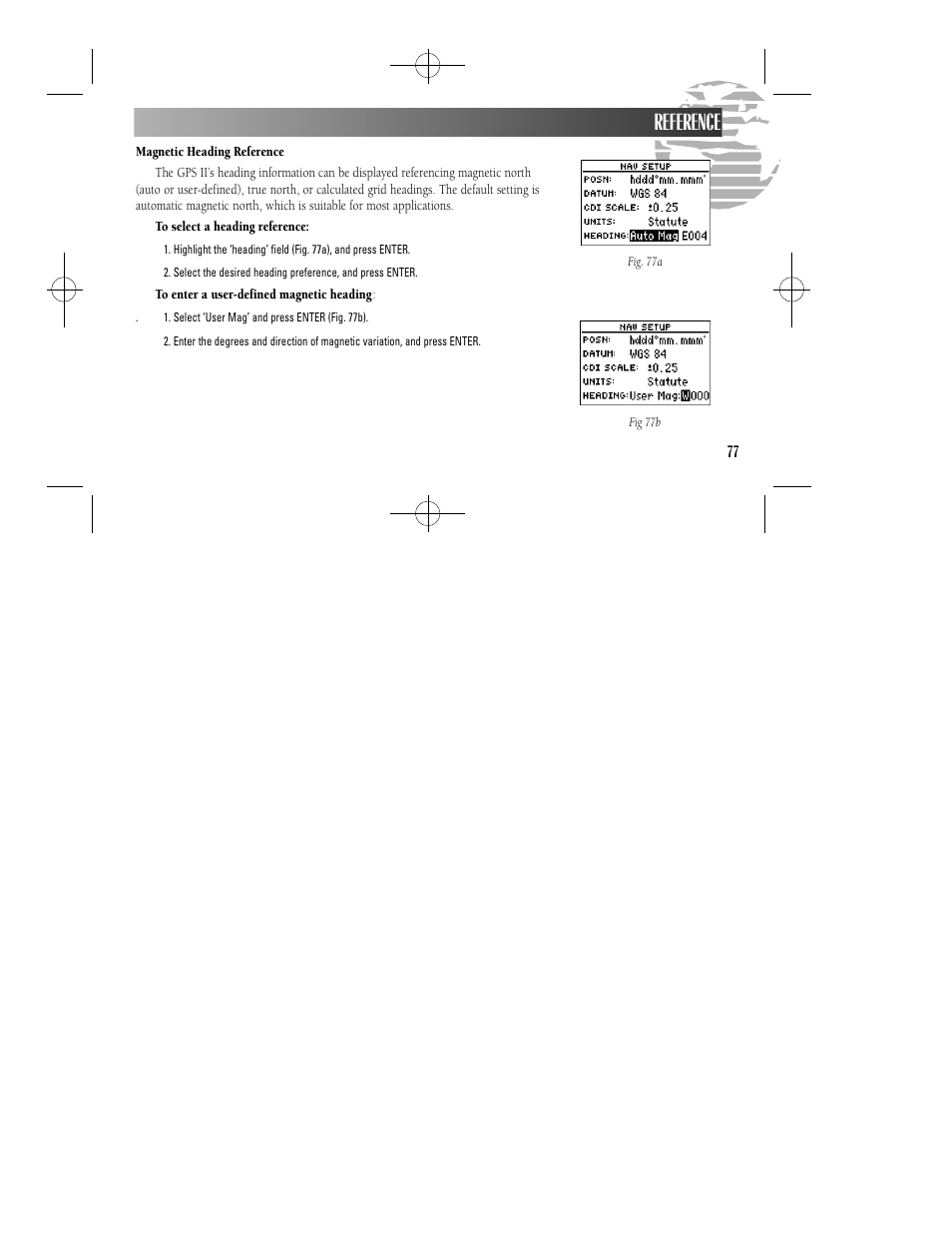 Reference | Garmin GPS II User Manual | Page 83 / 108