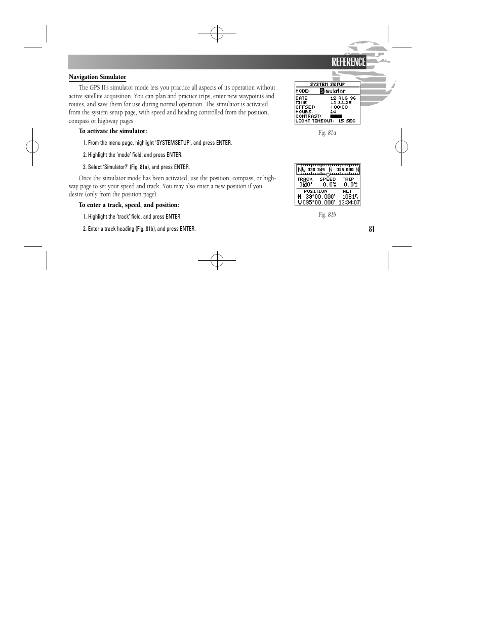 Reference | Garmin GPS II User Manual | Page 87 / 108