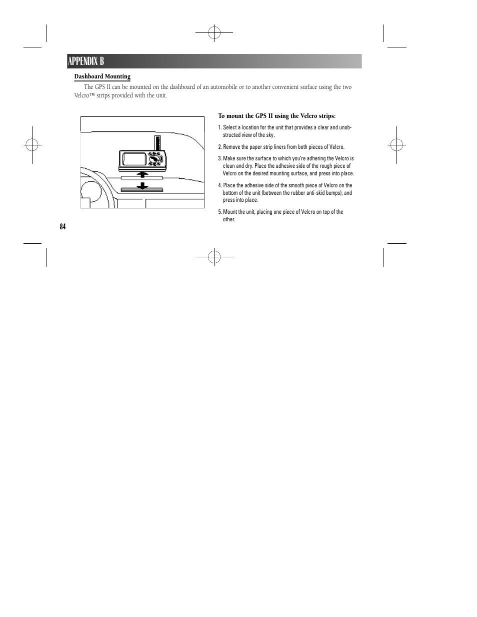 Appendix b | Garmin GPS II User Manual | Page 90 / 108