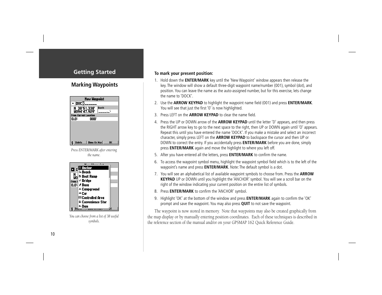 Garmin GPSMAP 162 User Manual | Page 19 / 99