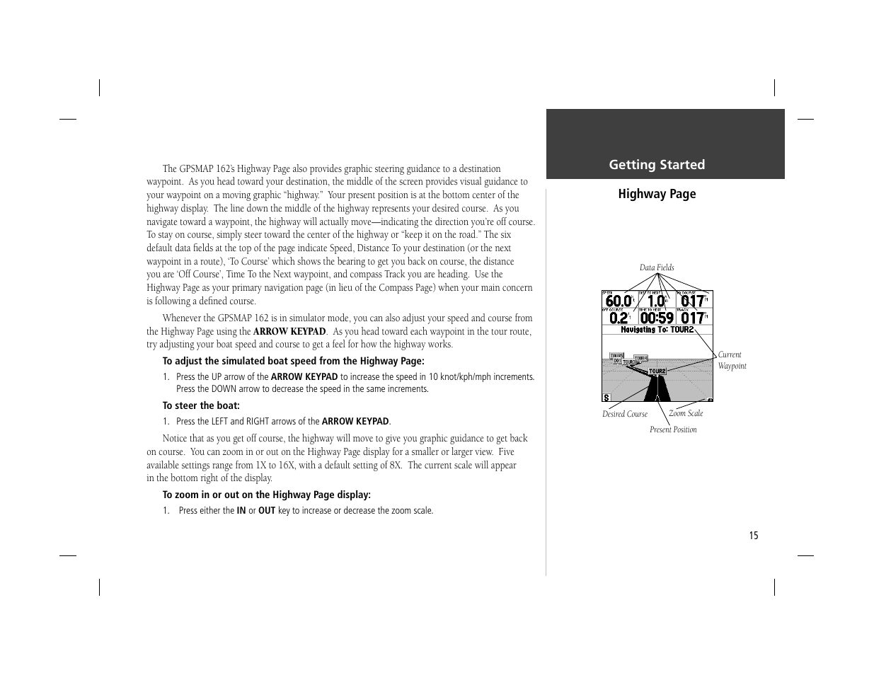 Garmin GPSMAP 162 User Manual | Page 24 / 99
