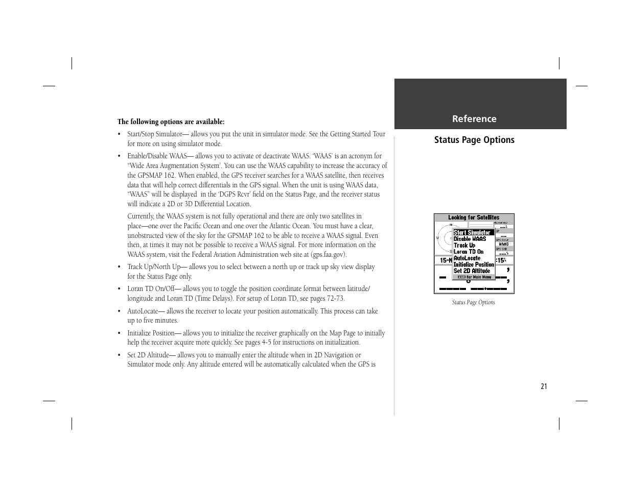 Garmin GPSMAP 162 User Manual | Page 30 / 99