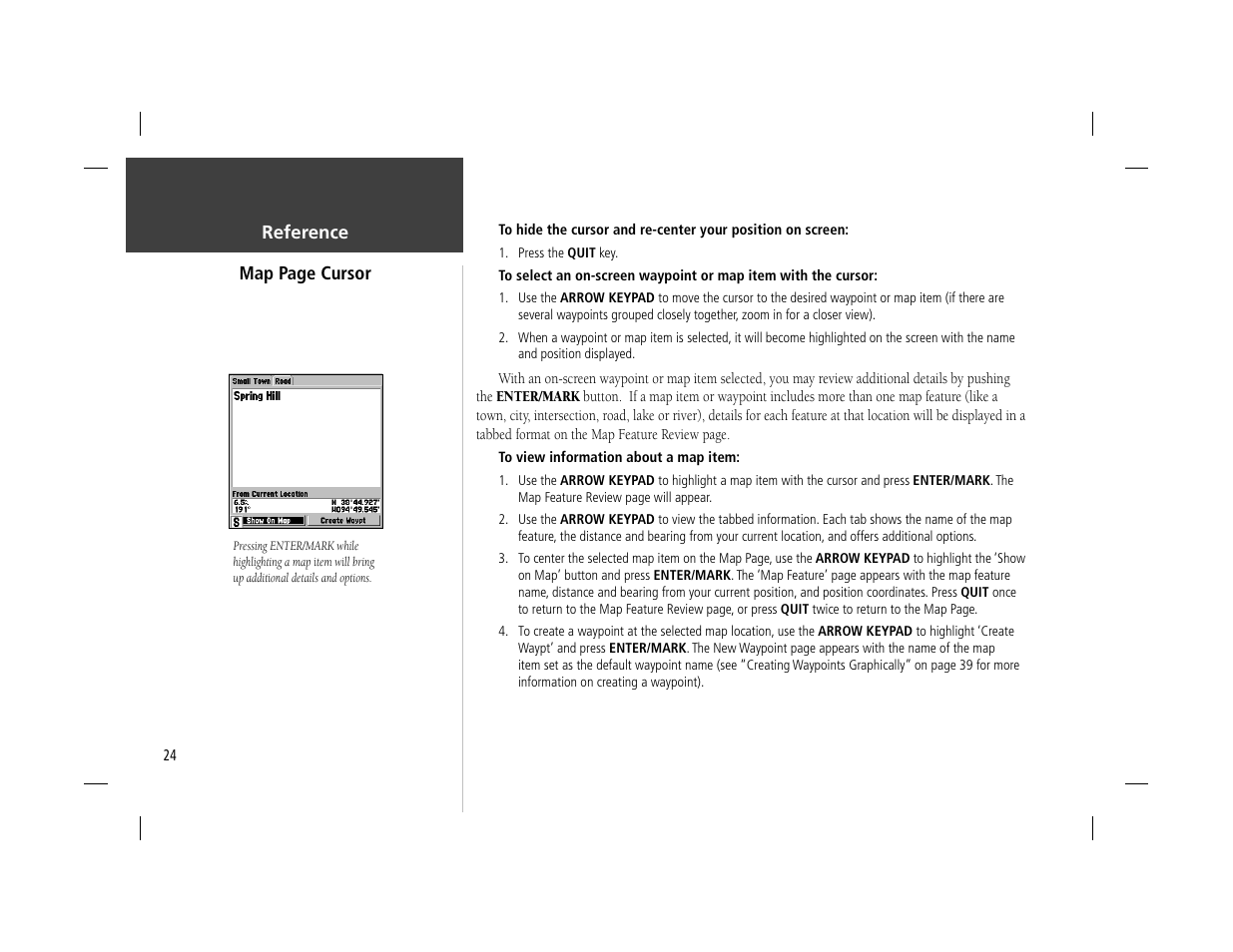 Garmin GPSMAP 162 User Manual | Page 33 / 99