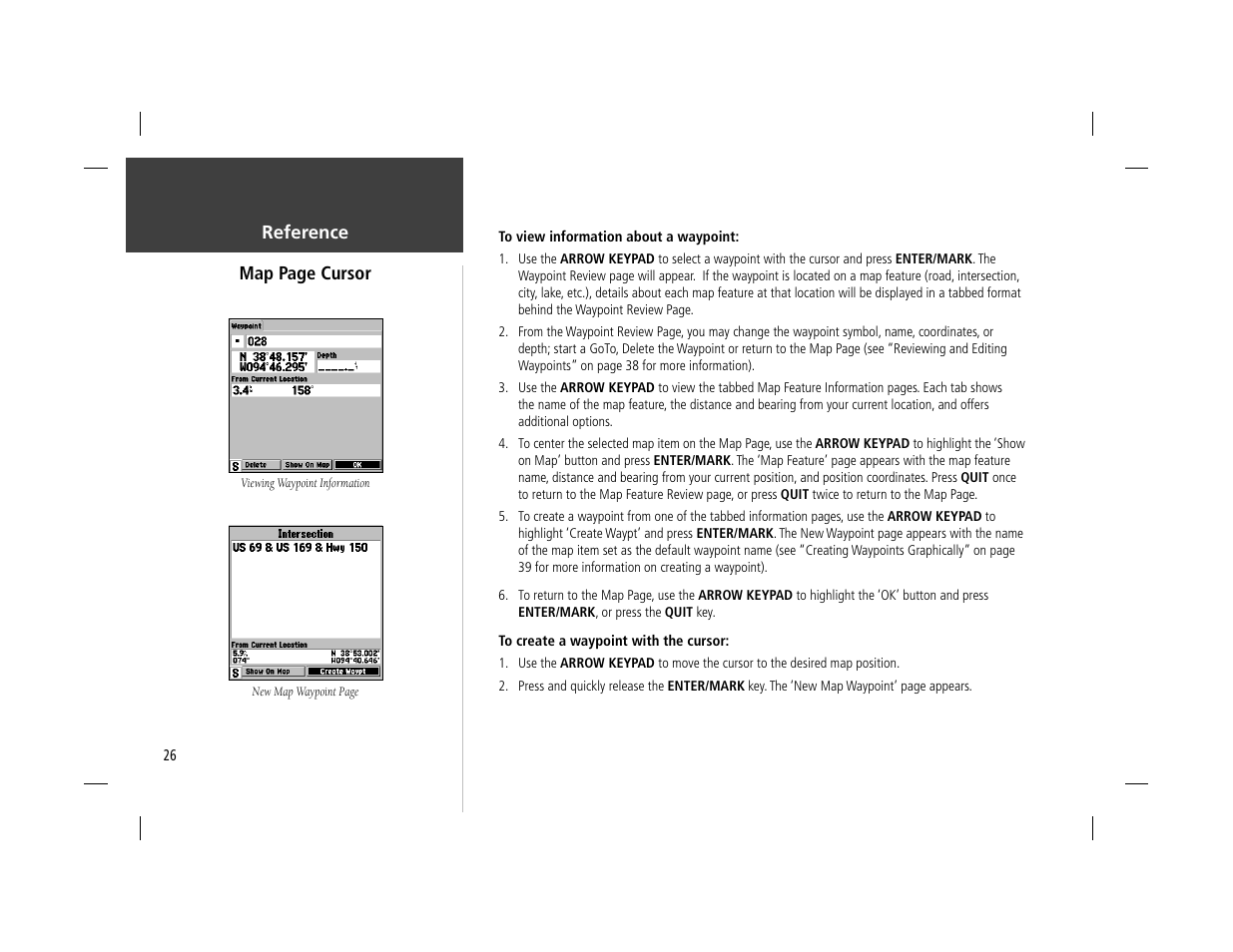 Garmin GPSMAP 162 User Manual | Page 35 / 99
