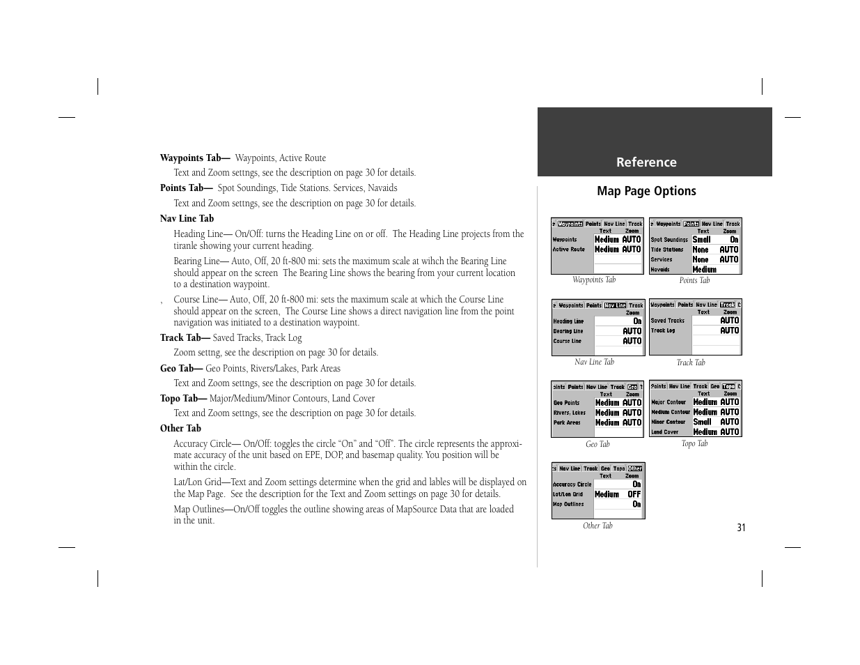 Garmin GPSMAP 162 User Manual | Page 40 / 99