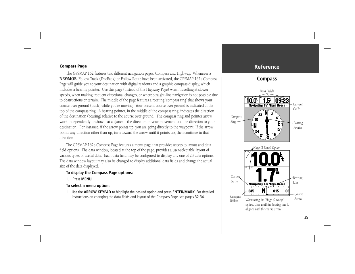 Garmin GPSMAP 162 User Manual | Page 44 / 99