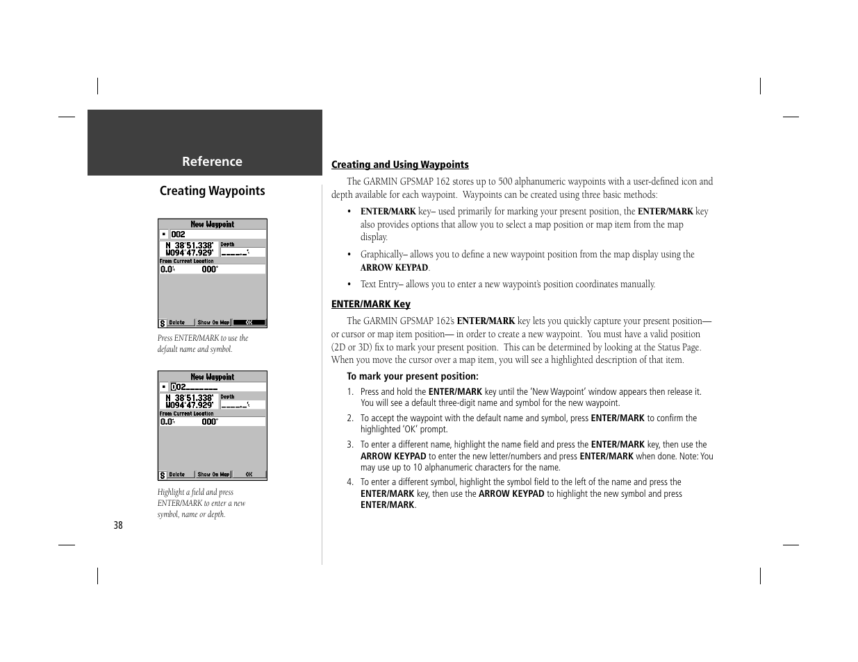 Garmin GPSMAP 162 User Manual | Page 47 / 99