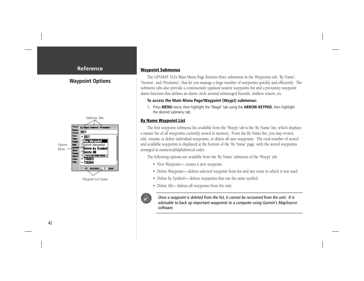 Garmin GPSMAP 162 User Manual | Page 51 / 99