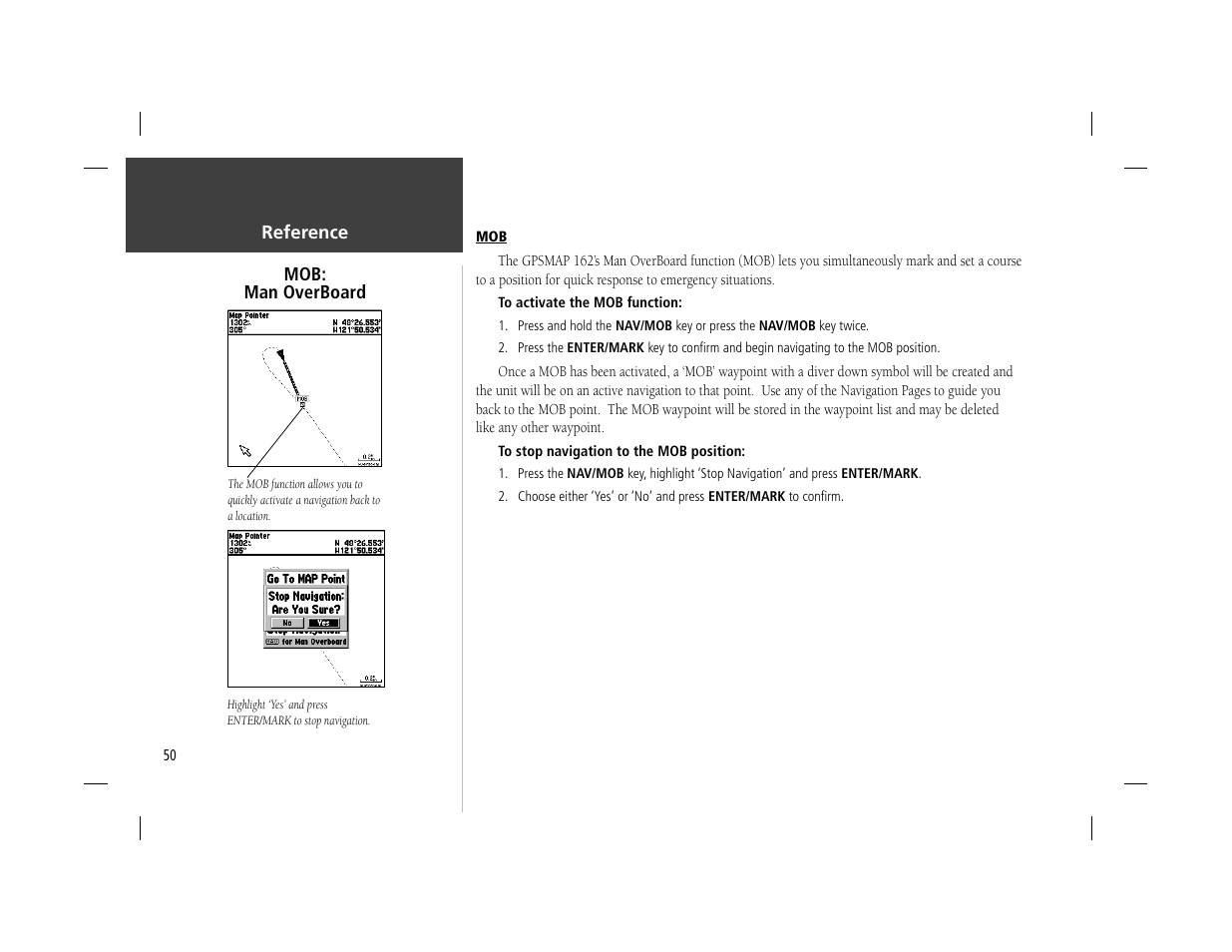 Garmin GPSMAP 162 User Manual | Page 59 / 99