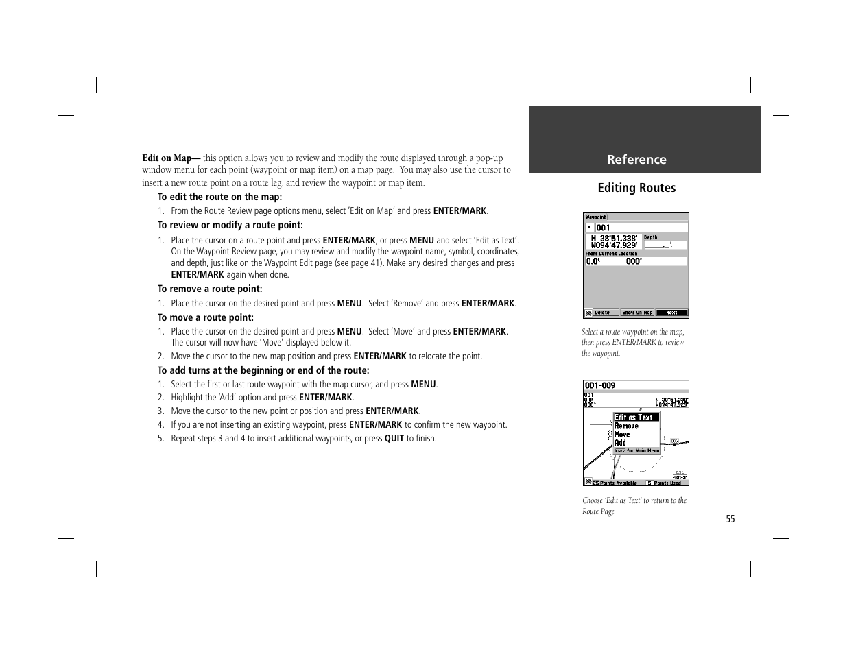 Garmin GPSMAP 162 User Manual | Page 64 / 99