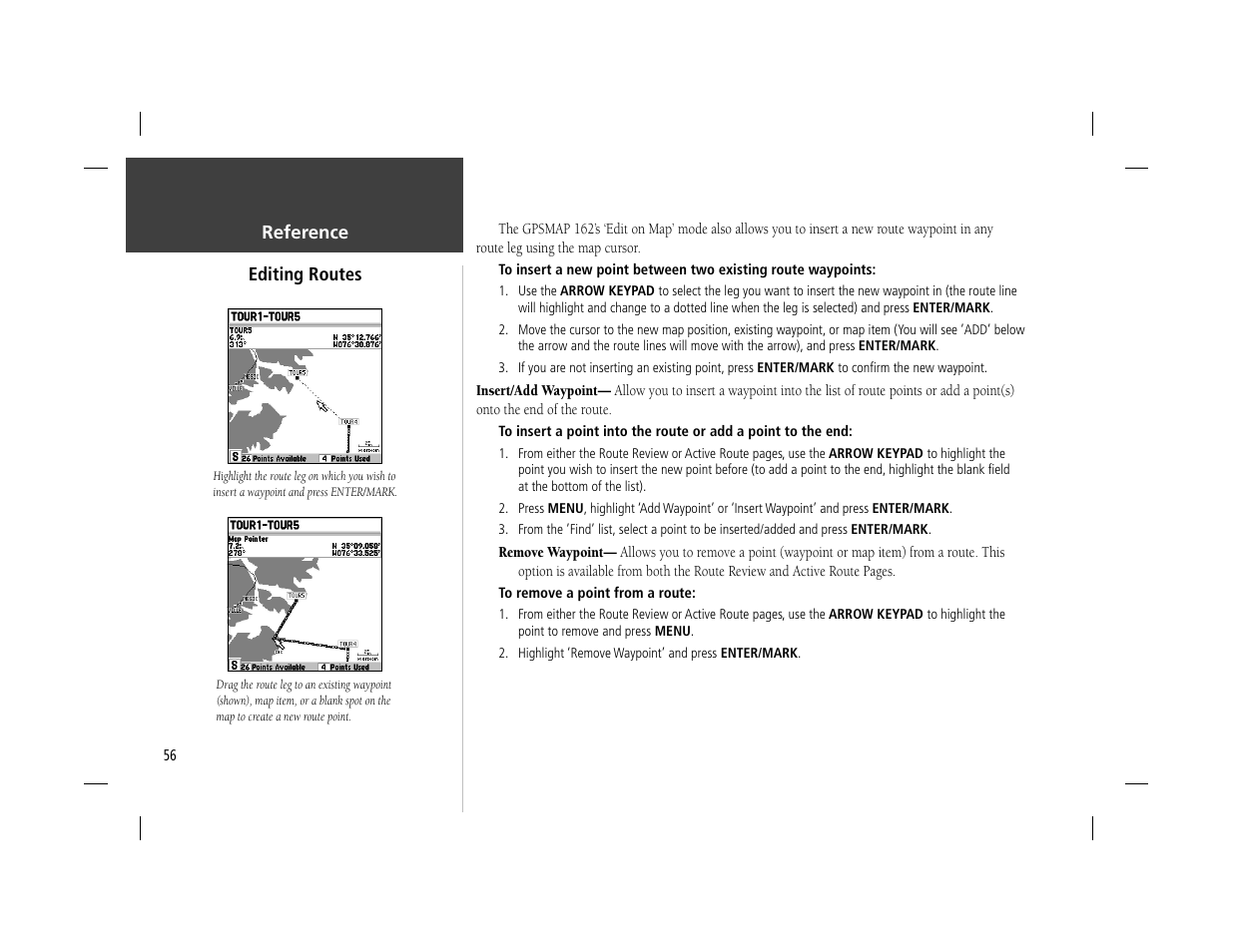 Garmin GPSMAP 162 User Manual | Page 65 / 99