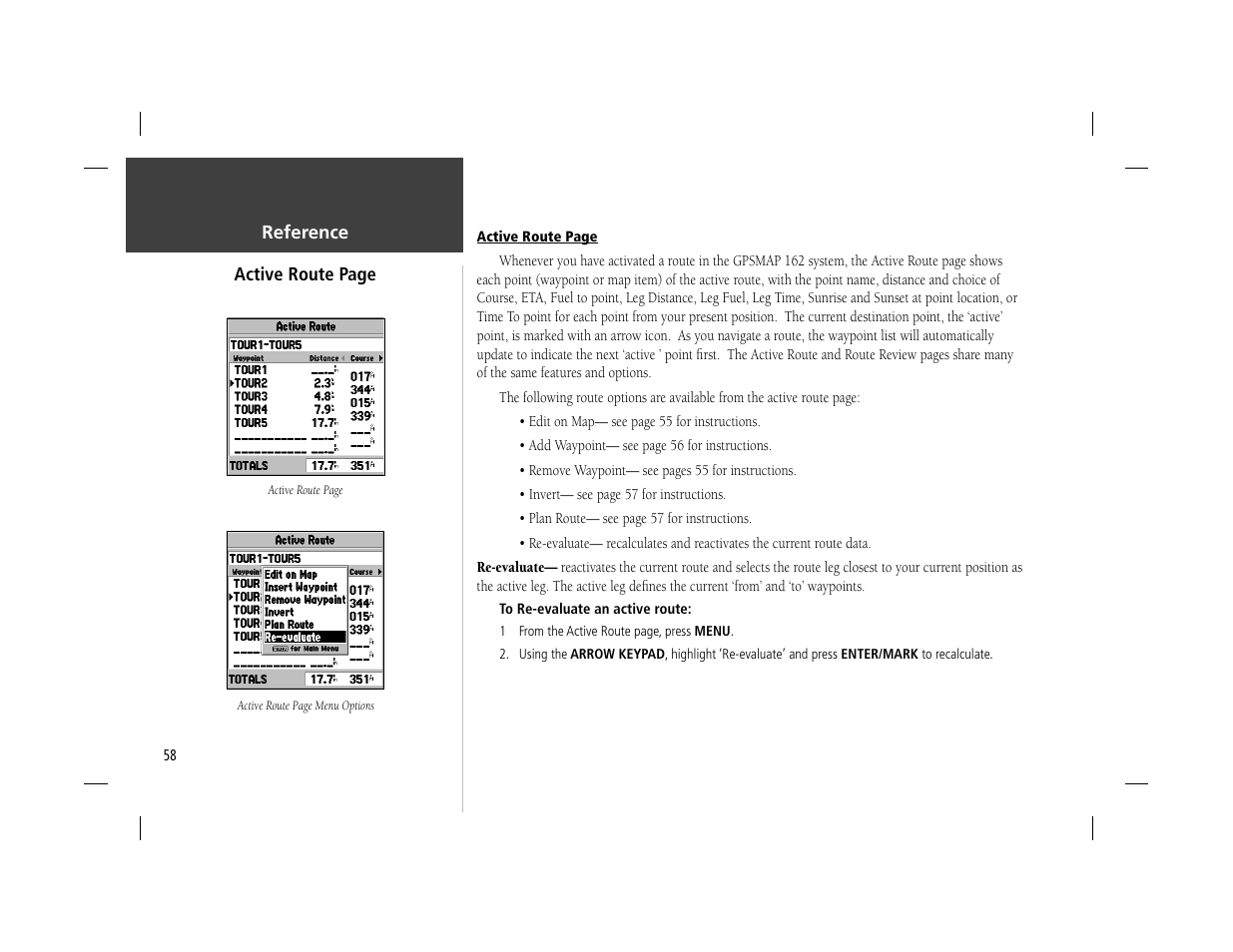 Garmin GPSMAP 162 User Manual | Page 67 / 99