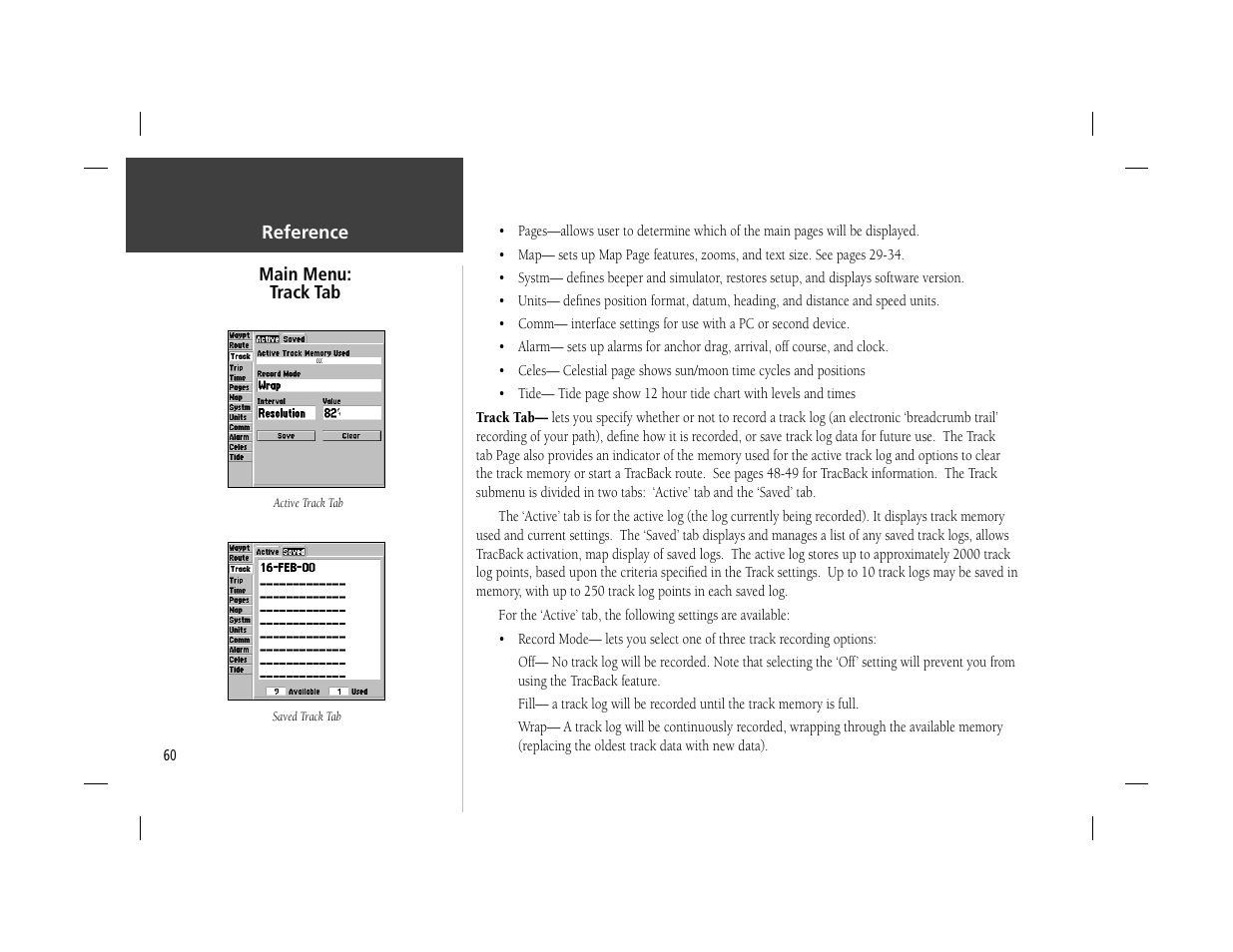 Garmin GPSMAP 162 User Manual | Page 69 / 99