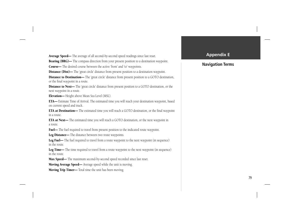 Garmin GPSMAP 162 User Manual | Page 88 / 99