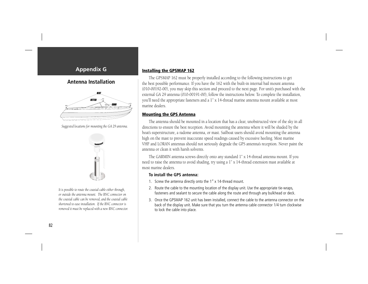Garmin GPSMAP 162 User Manual | Page 91 / 99
