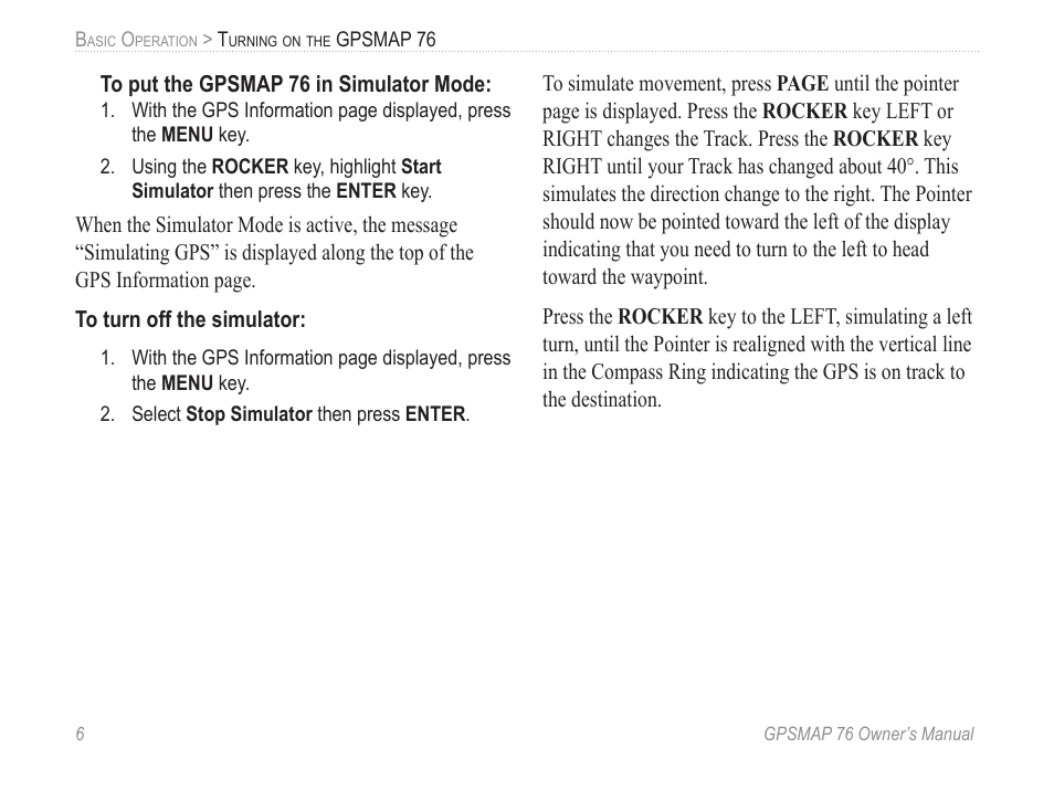 Garmin GPSMAP 76 User Manual | Page 12 / 86