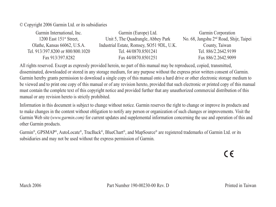 Garmin GPSMAP 76 User Manual | Page 2 / 86