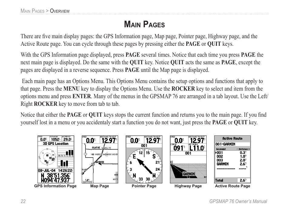 Garmin GPSMAP 76 User Manual | Page 28 / 86