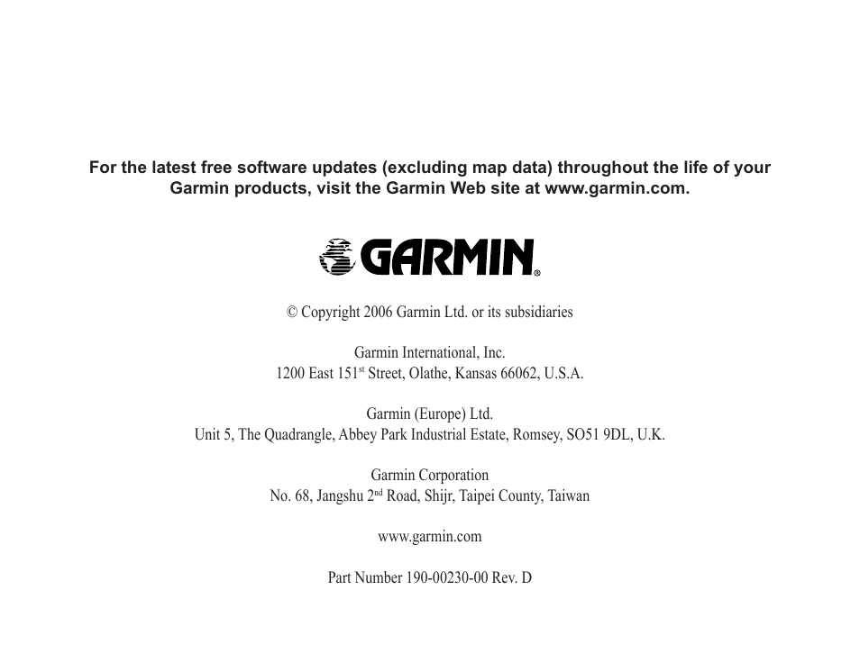 Garmin GPSMAP 76 User Manual | Page 86 / 86