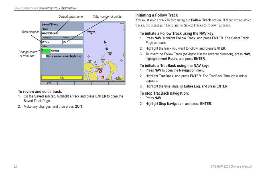 Garmin GPSMAP 3205 User Manual | Page 30 / 126