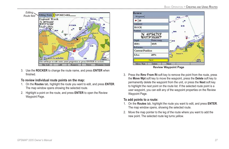 Garmin GPSMAP 3205 User Manual | Page 35 / 126