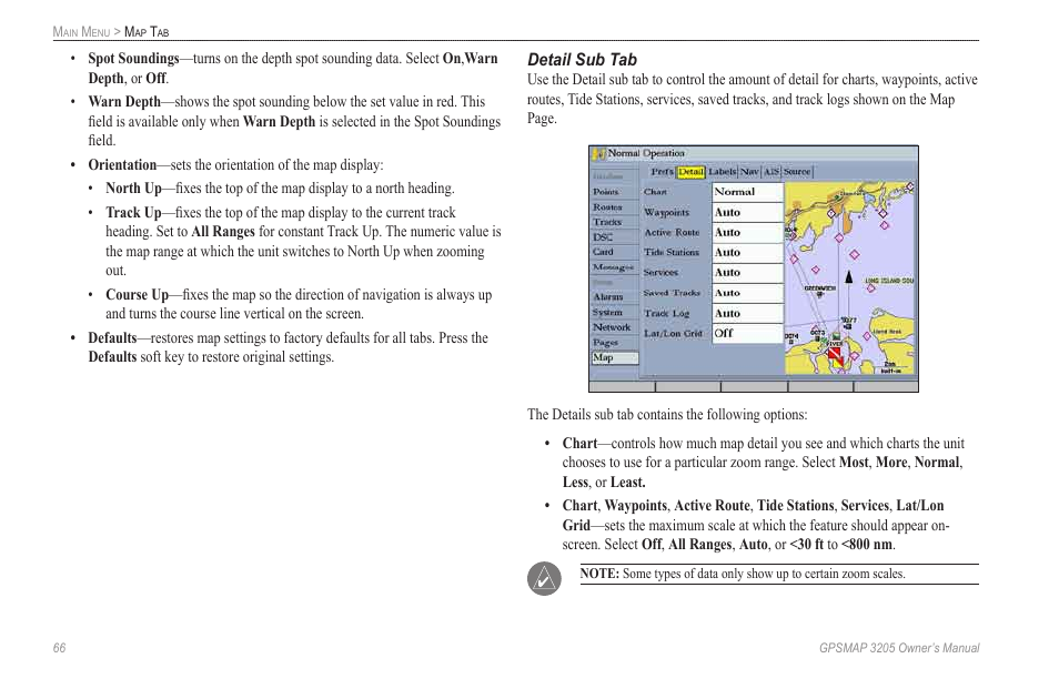 Garmin GPSMAP 3205 User Manual | Page 74 / 126