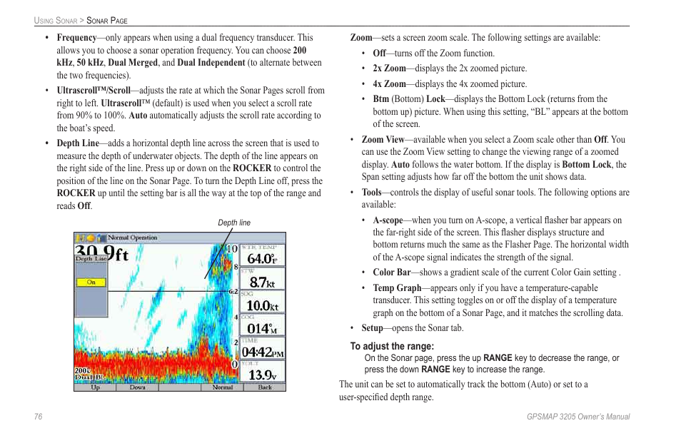 Garmin GPSMAP 3205 User Manual | Page 84 / 126