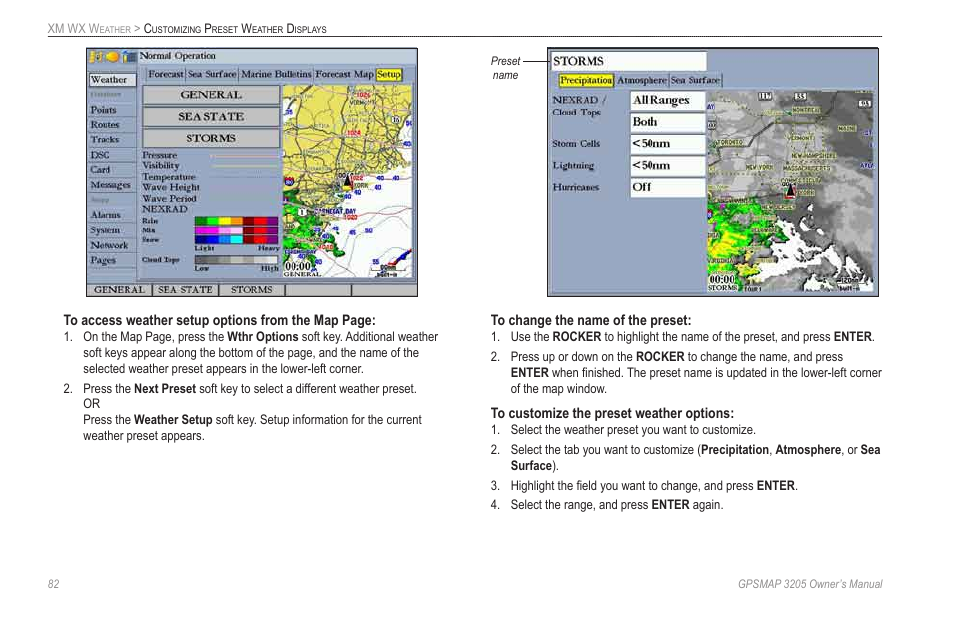 Garmin GPSMAP 3205 User Manual | Page 90 / 126