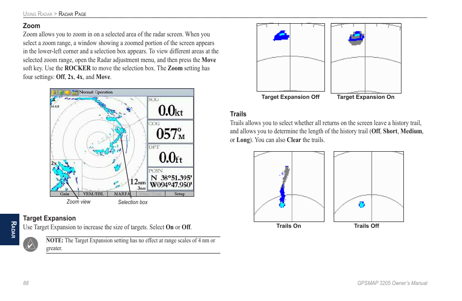 Garmin GPSMAP 3205 User Manual | Page 96 / 126