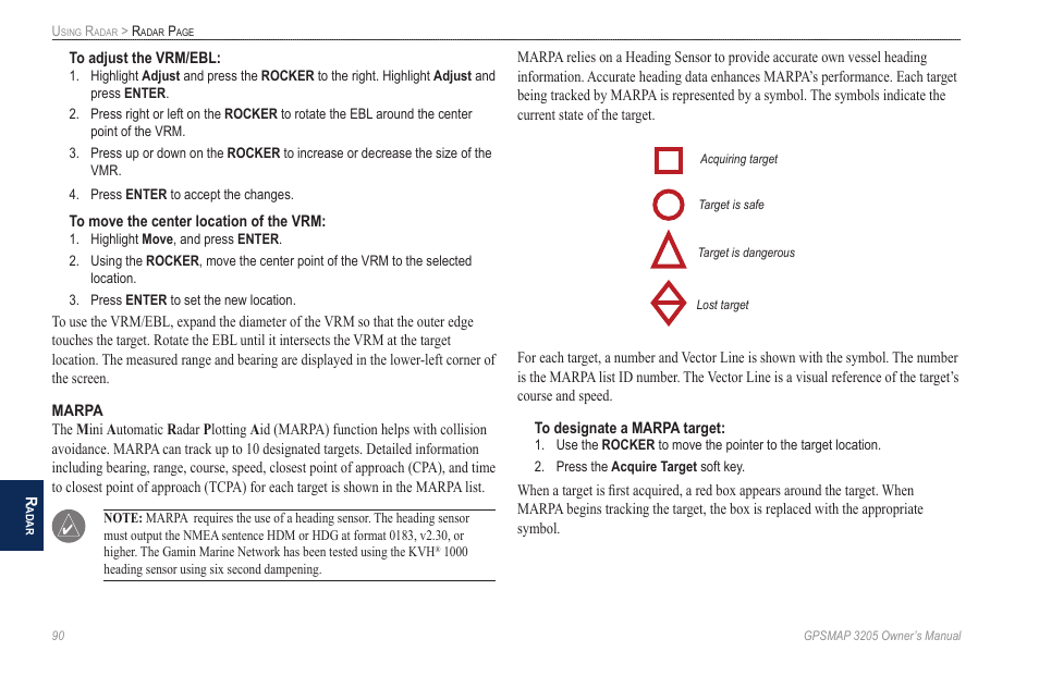 Garmin GPSMAP 3205 User Manual | Page 98 / 126