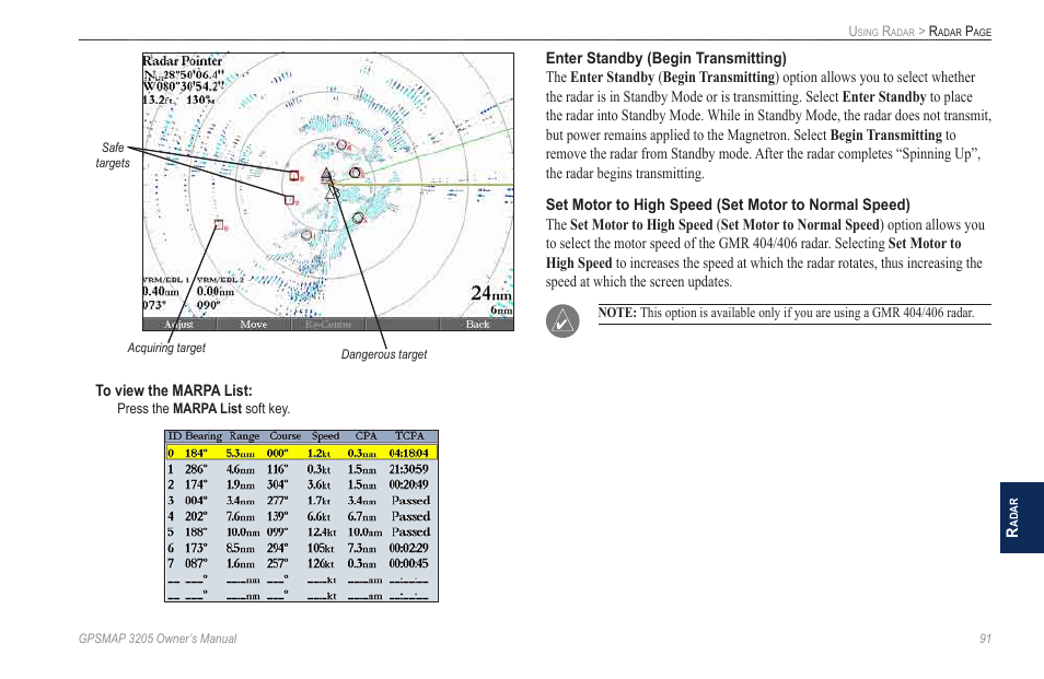 Garmin GPSMAP 3205 User Manual | Page 99 / 126