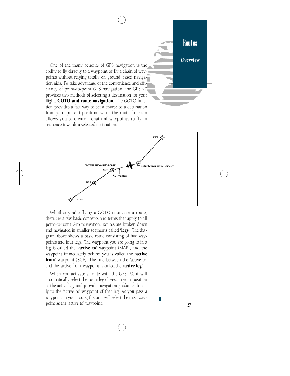 Routes | Garmin GPS 90 User Manual | Page 35 / 92